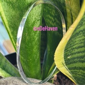 Sterling Hand Forged Arisan bangle bracelet